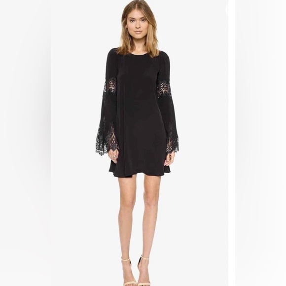For Love & Lemons Le’veon black mini dress. Size XS - Picture 3 of 10